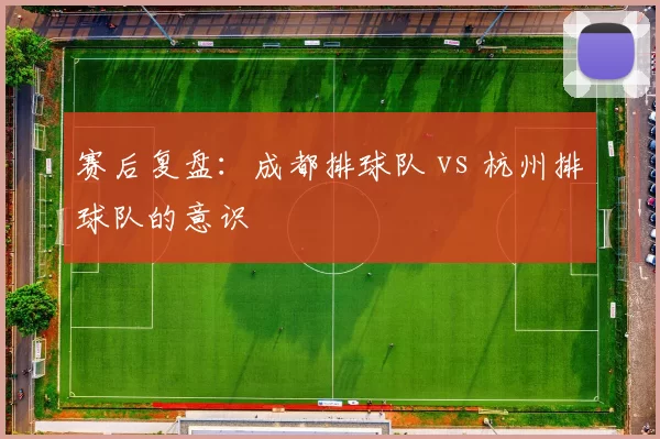 赛后复盘：成都排球队 vs 杭州排球队的意识